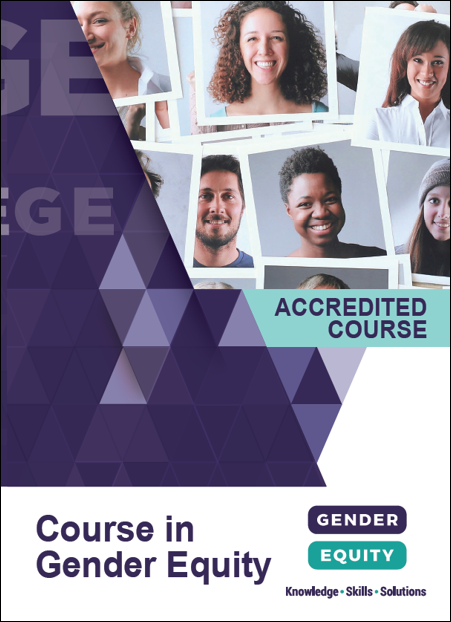 Course In Gender Equity: accredited course brochure cover image