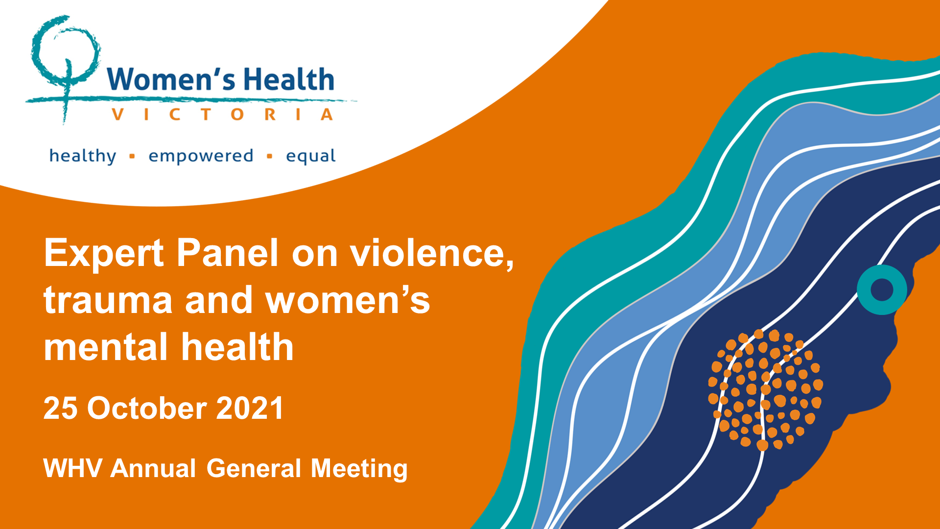 Expert Panel on Violence Trauma and Womens Mental Health slide image