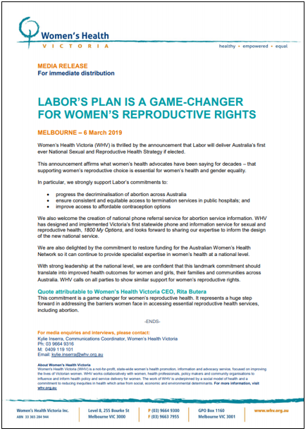 Labor's plan is a game changer for women's reproductive rights - thumbnail