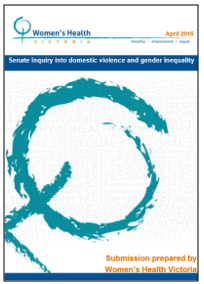 Senate Inquiry into domestic violence and gender inequality submission