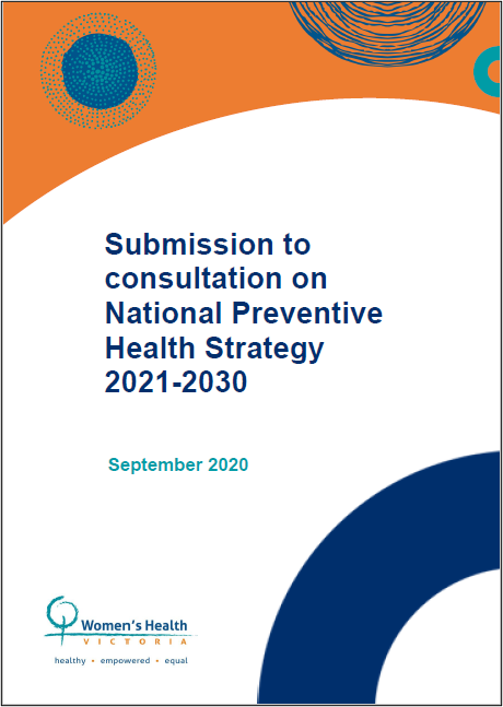 Submission to consultation on National Preventive Health Strategy 2021-2030 cover image