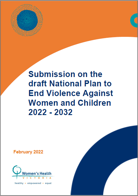 Draft second National Plan to End Violence Against Women and Children 2022-2032 cover image