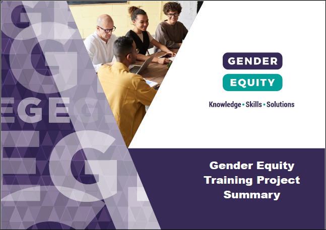 Gender Equity Training Project summary cover image