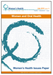 Women and oral health Issues Paper