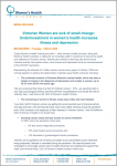 Media Release: Victorian women are sick of small change cover image