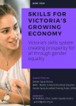 Front cover of submission to Skills for Victoria’s Growing Economy Review