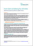 Submission to Public health and wellbeing plan 2019-2023 thumbnail