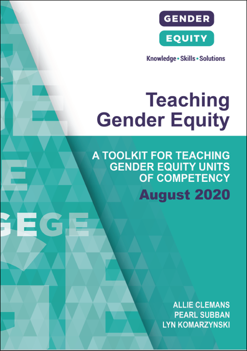 Teaching gender equity: a toolkit for teaching gender equity units of competency