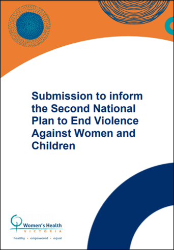 Submission to inform the Second National Plan to End Violence Against Women and Children